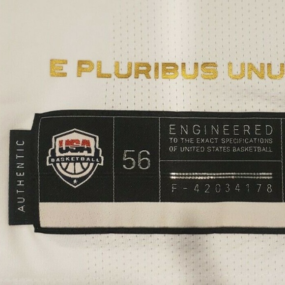 Nike Team USA Authentic Vaporknit 2020 Olympics Basketball Jersey CT6516-100 - Picture 5 of 5